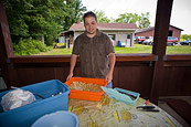 Alex Cutting Potatoes
